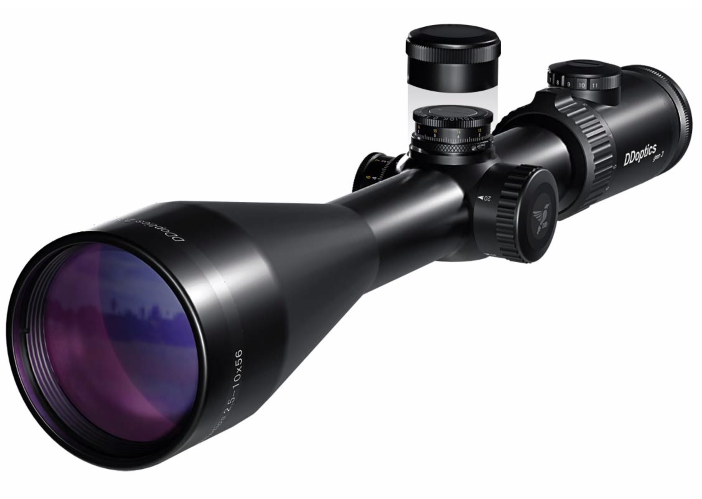 DDoptics 442511139 Zielfernrohr Nighteagle NFX V4 2,5-10x56 Gen3 A4N MRAD